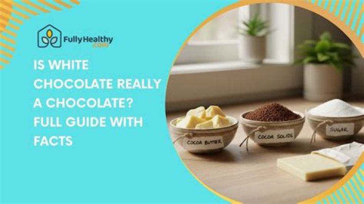 Is white chocolate really considered chocolate?