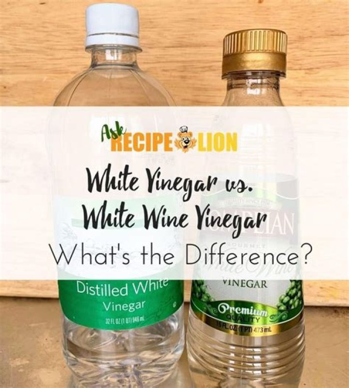 Is white vinegar and distilled vinegar the same?