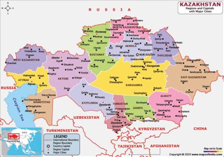 Qual e la capitale del Kazakistan?