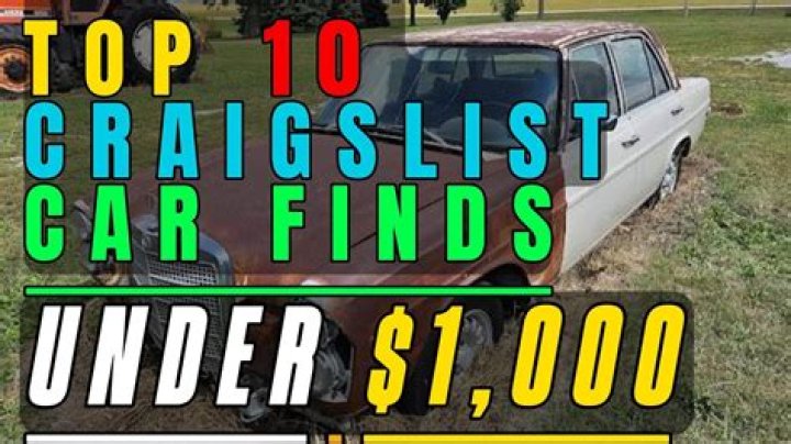 Should you buy car from Craiglist?