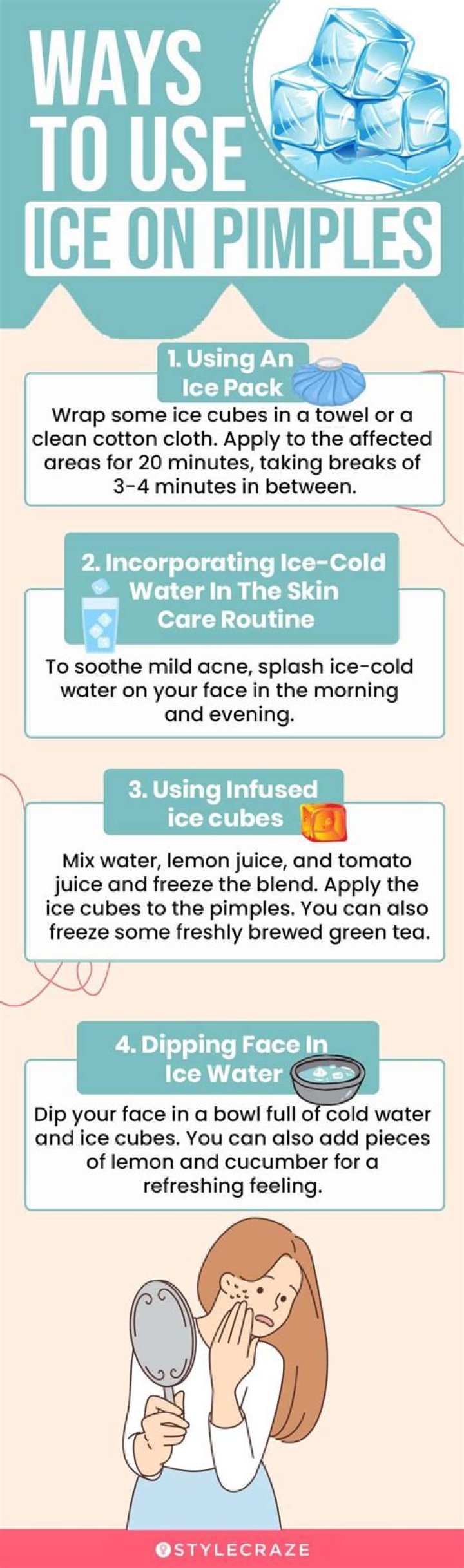 Should you ice an inflamed pimple?