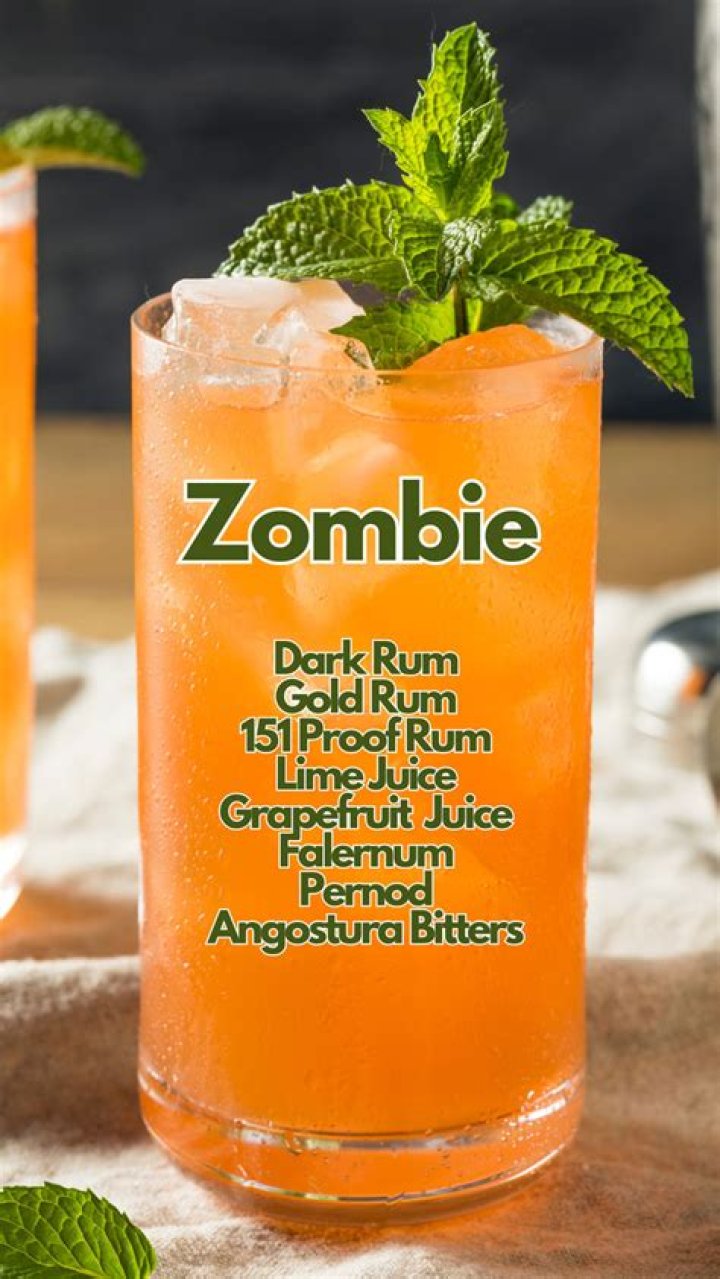 What alcohol is in a Zombie drink?