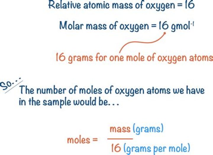 What are 2 moles of oxygen?