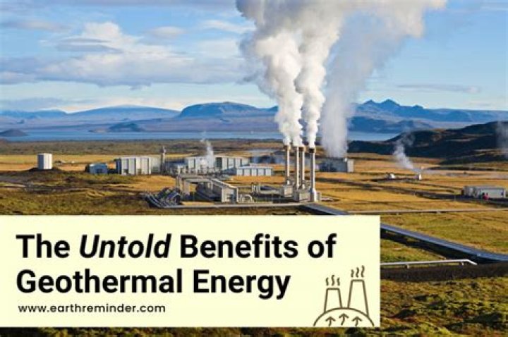 What are 3 advantages of geothermal energy?