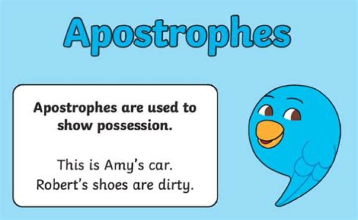 What are 5 examples of apostrophe?