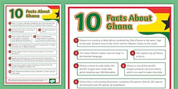 What are 5 interesting facts about Ghana?