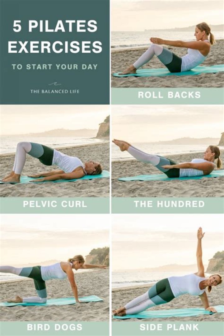 What are 5 Pilates exercises?