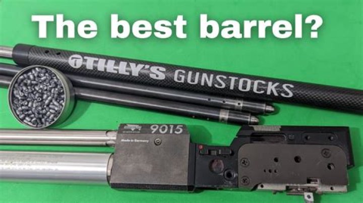 What are airgun barrels made of?