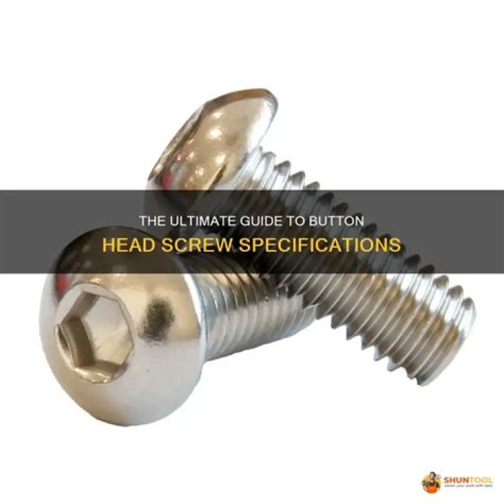 What are button head screws made of?