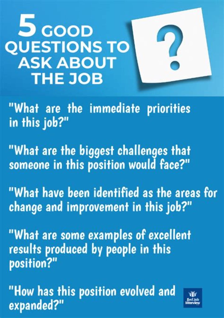 What are good questions to ask an employer?