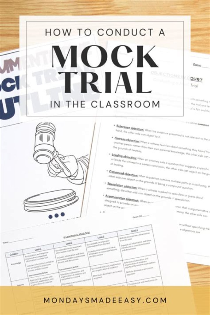 What are mock trials?