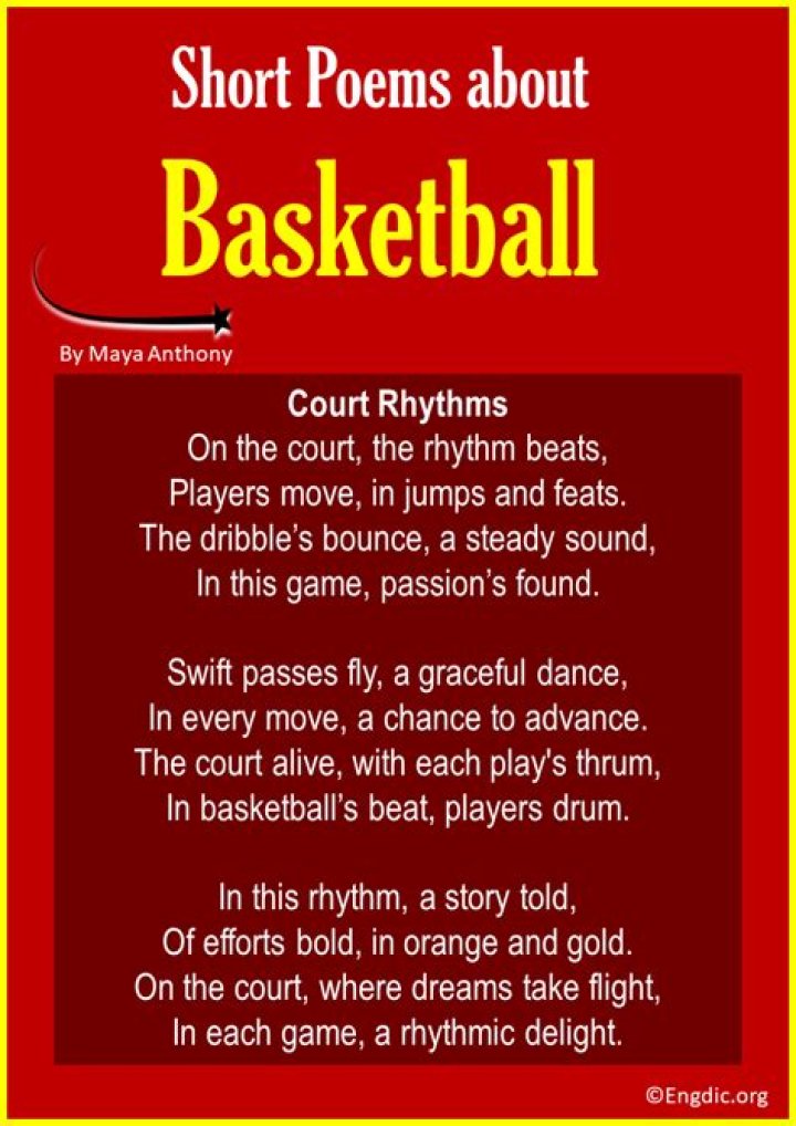 What are some basketball poems?