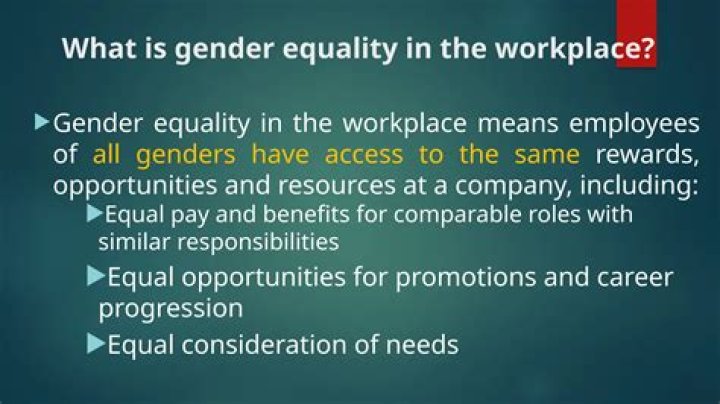 What are some gender issues in the workplace?