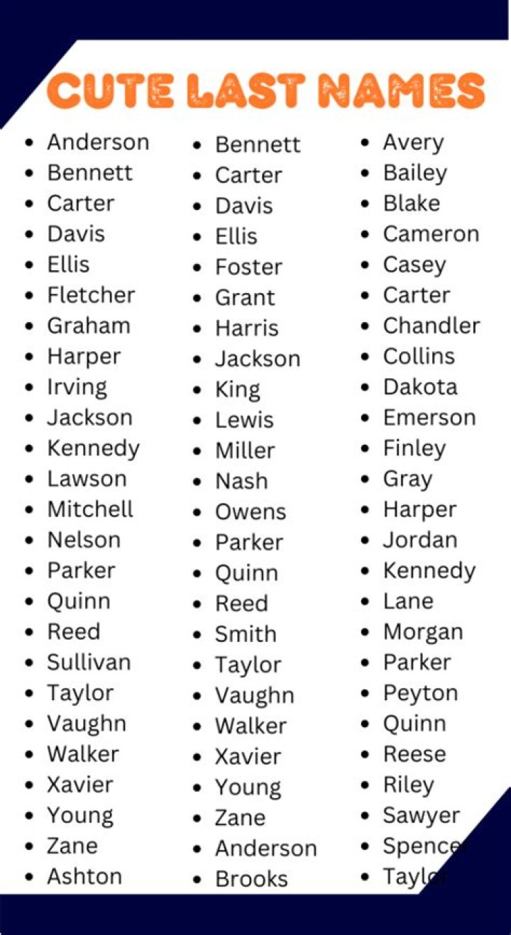 What are some random last names?