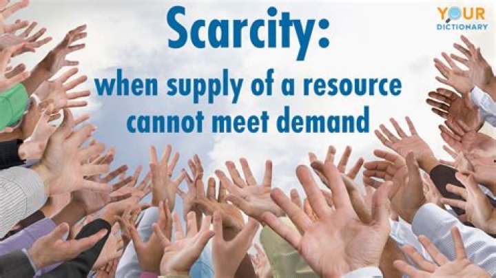 What are some resources today that are scarce?