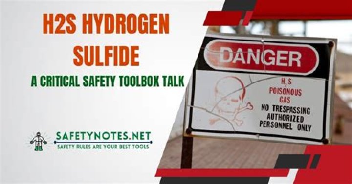 What are some rules for handling hydrogen sulfide?