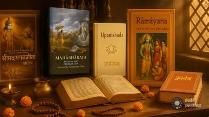 What are the 2 Hindu holy books?