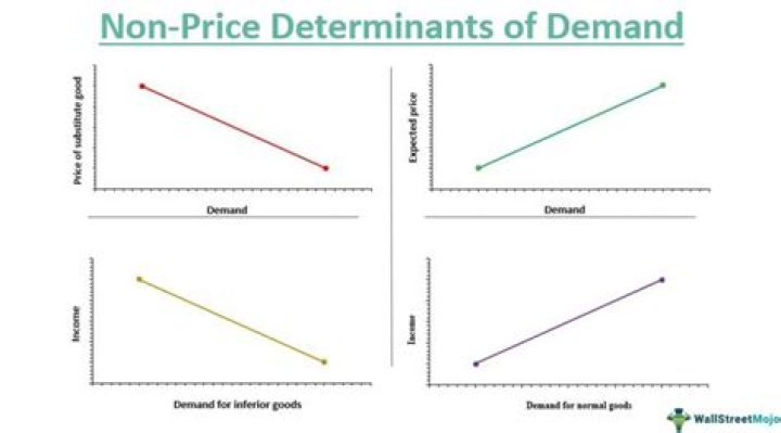 What are the 4 non-price determinants of demand?