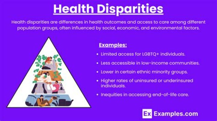 What are the 5 health disparities?