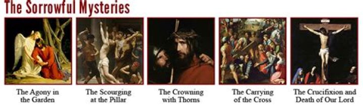 What are the 5 sorrow mysteries?