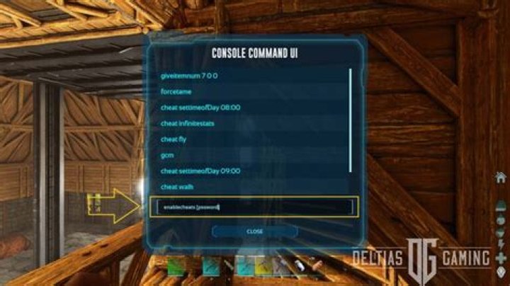 What are the admin codes for Ark?