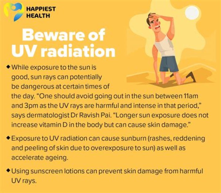 What are the benefits of staying out of the sun?