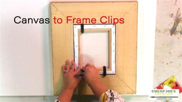 What are the clips on picture frames called?