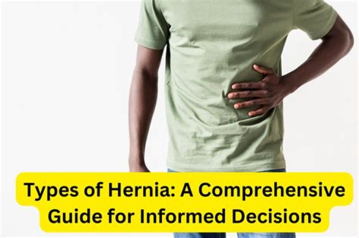 What are the different types of hernias?