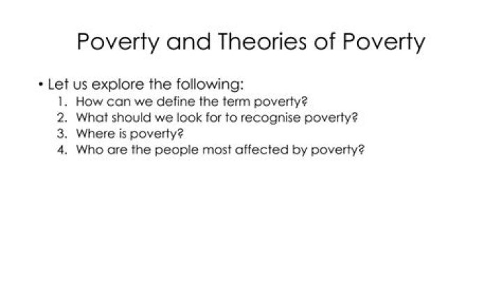 What are the dimensions of poverty explain?