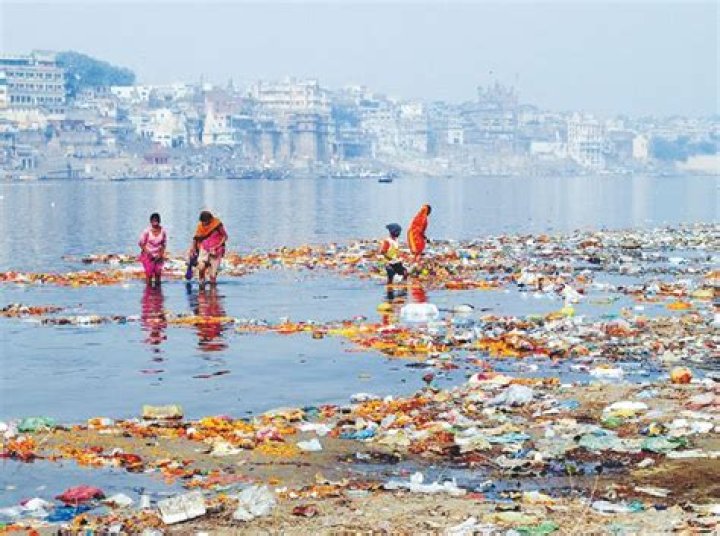 What are the effects of water pollution on the Ganges and Yangtze rivers?