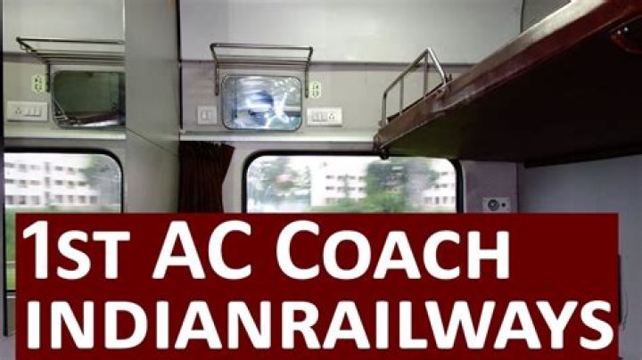What are the facilities in 1st class AC in Indian Railway?