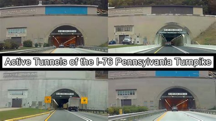 What are the four tunnels on the Pennsylvania Turnpike?