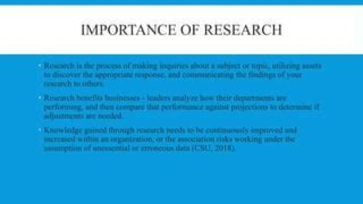 What are the importance of research in economy?