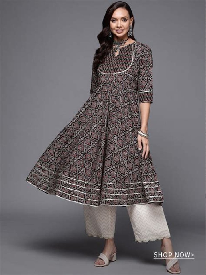 What are the latest and stylish frock design for women?