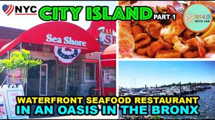What are the names of the restaurants in City Island?