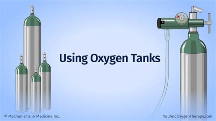 What are the parts of an oxygen tank?