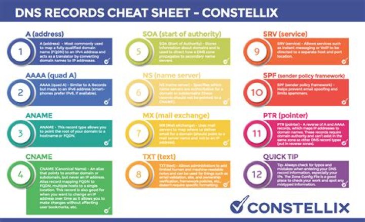 What are the records in DNS?