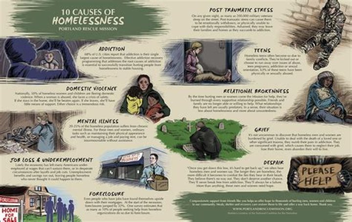 What are the social causes of homelessness?