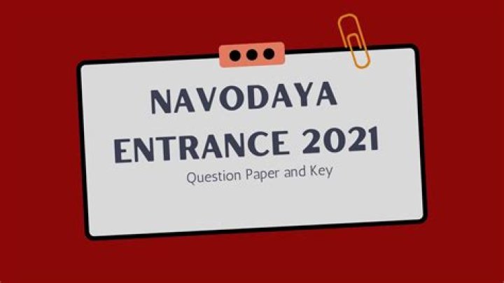 What are the subjects in navodaya entrance exam?