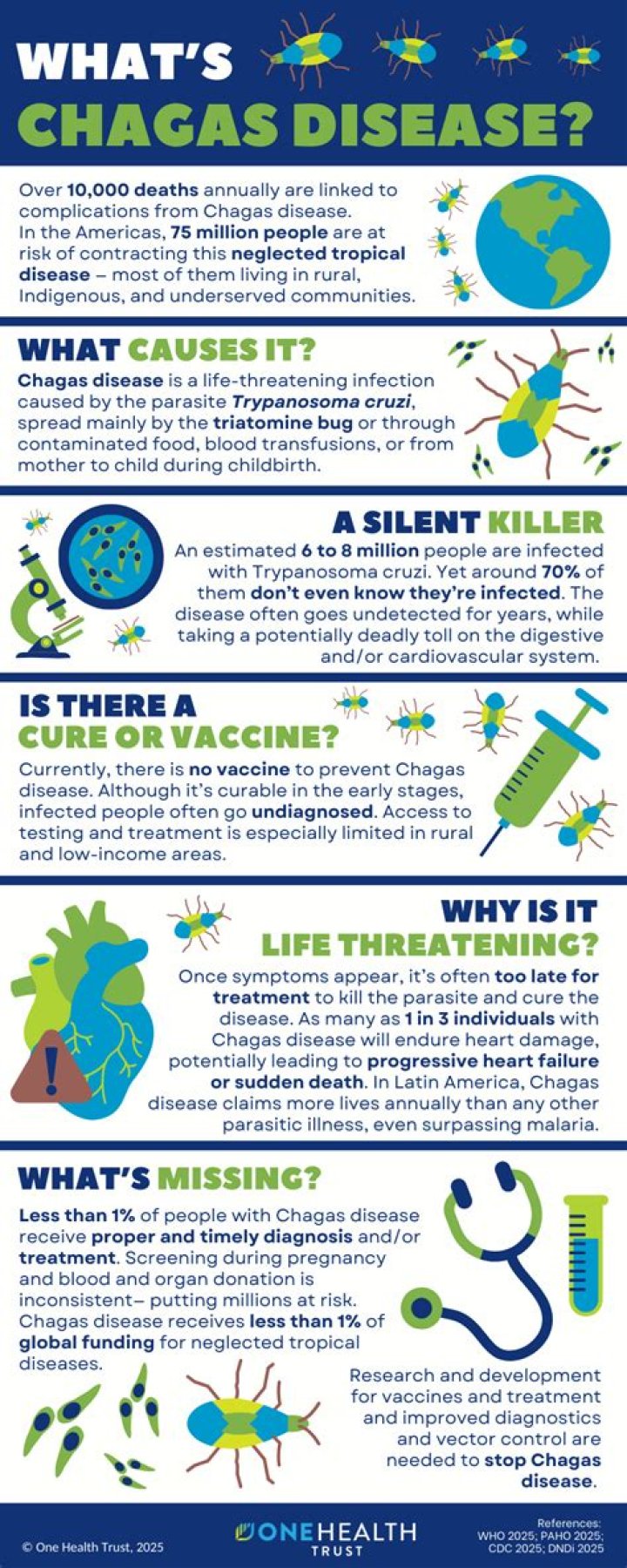 What are the symptoms of Chagas disease in humans?
