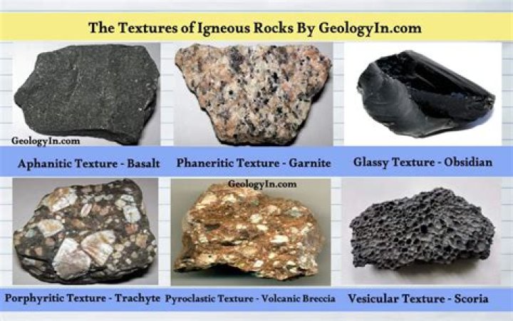 What are the textures of rocks?