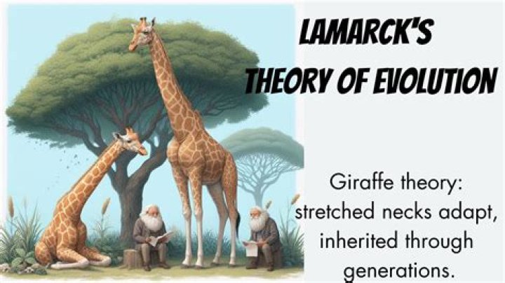 What are the three theories by Jean Baptiste de Lamarck?