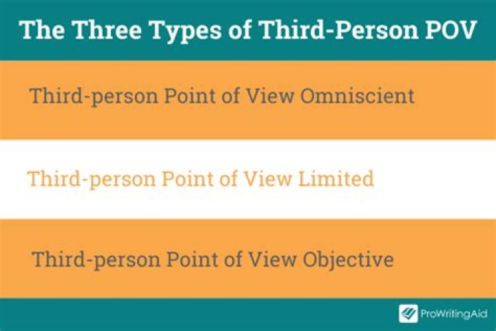 What are the three types of third person point of view?
