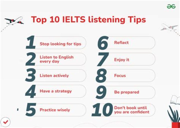 What are the tips for listening in ielts?