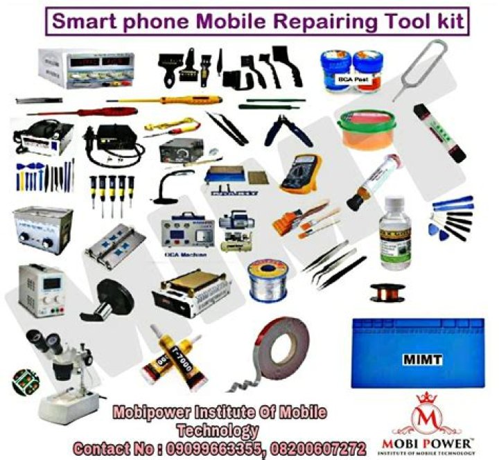 What are the tools needed for phone repair?
