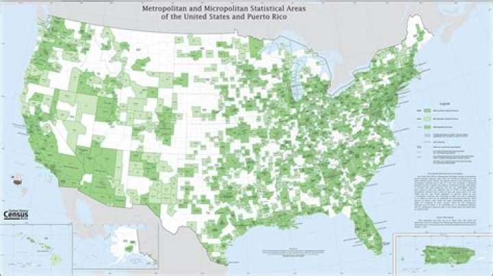 What are the top 5 metropolitan areas in the United States?