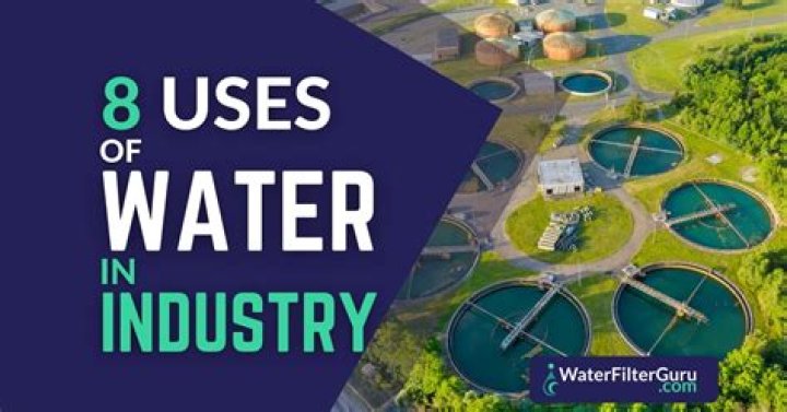 What are the uses of water in industries?