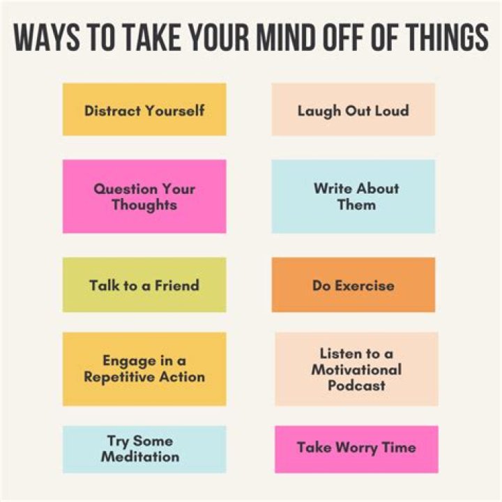 What are things I can do to distract myself?