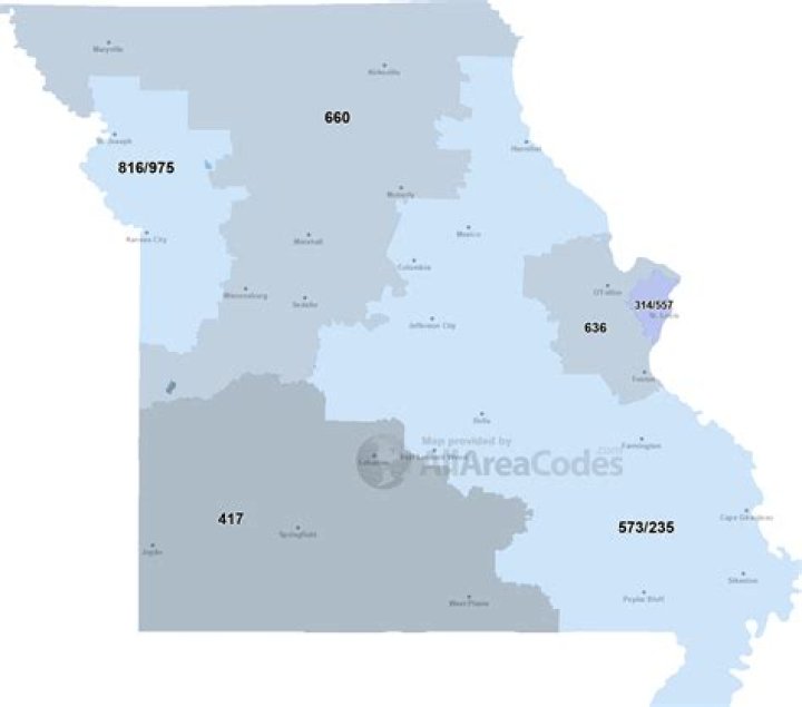 What area code is 573?