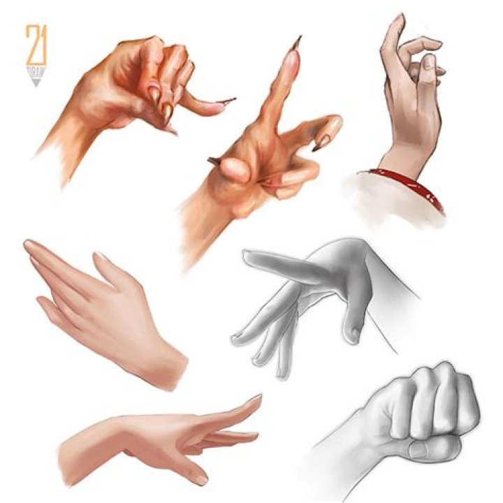 What artists draw hands?
